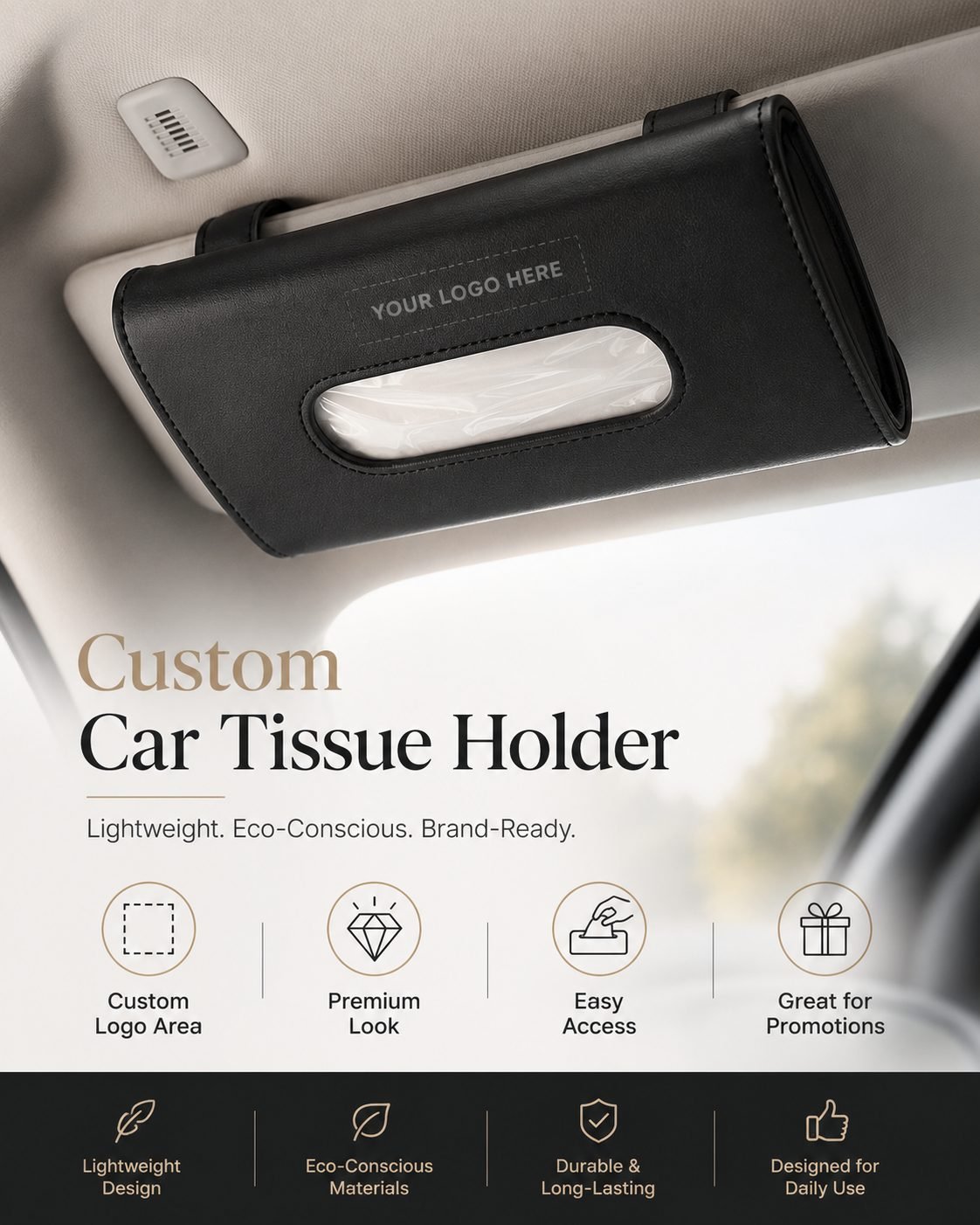 Custom Car Tissue Holder