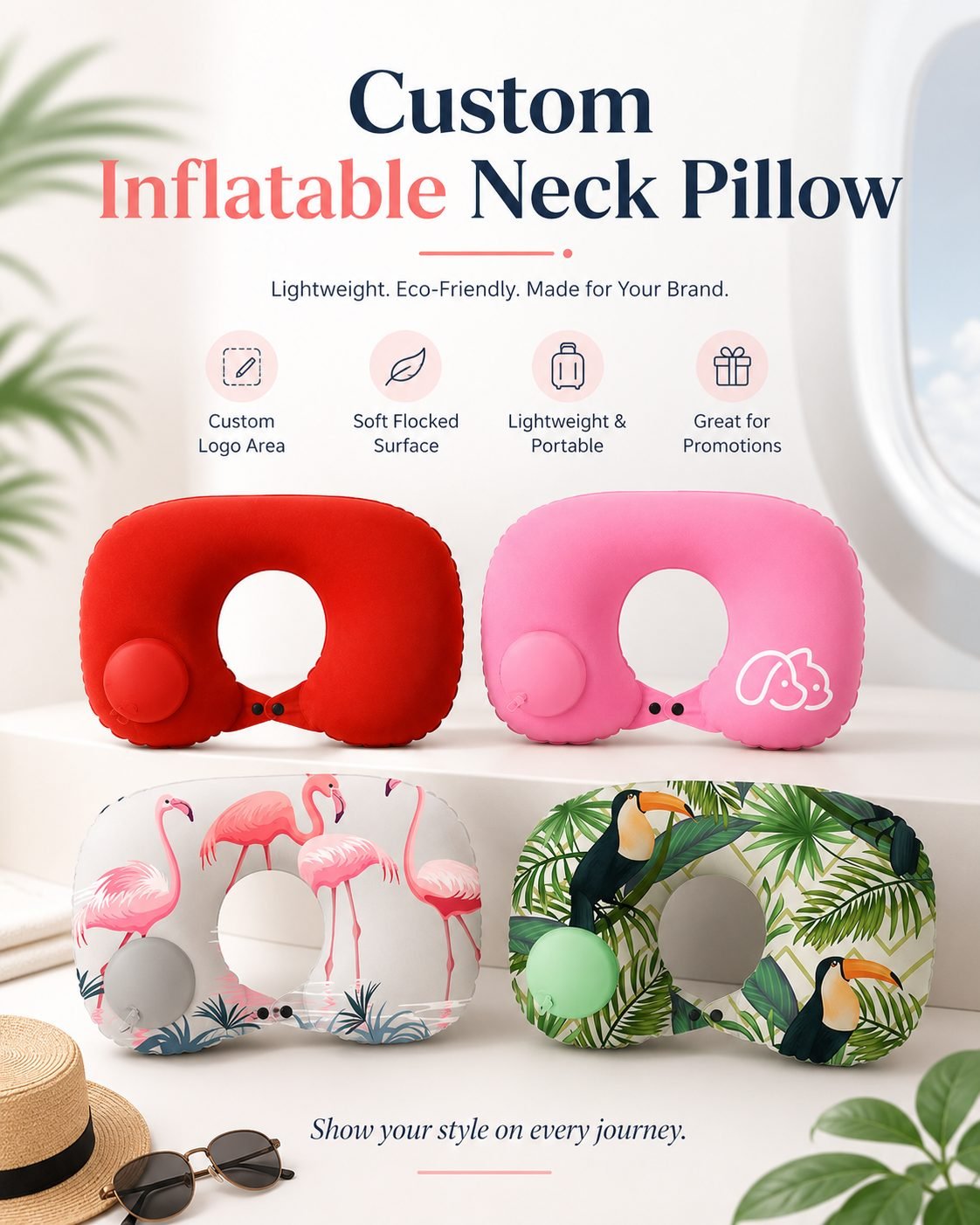 Custom Inflatable Neck Pillow