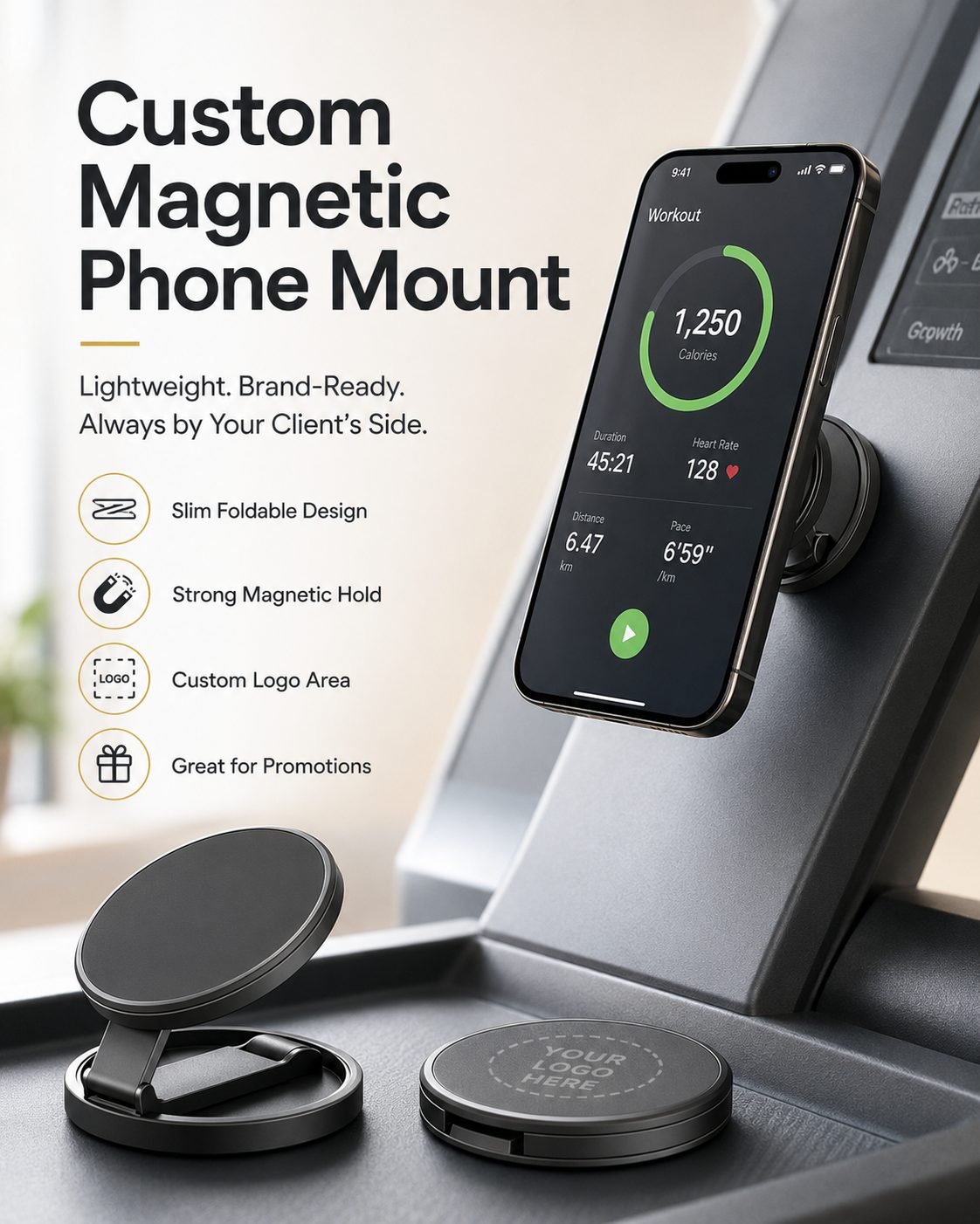 Custom Magnetic Phone Mount
