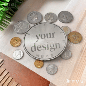 Customized plastic coin